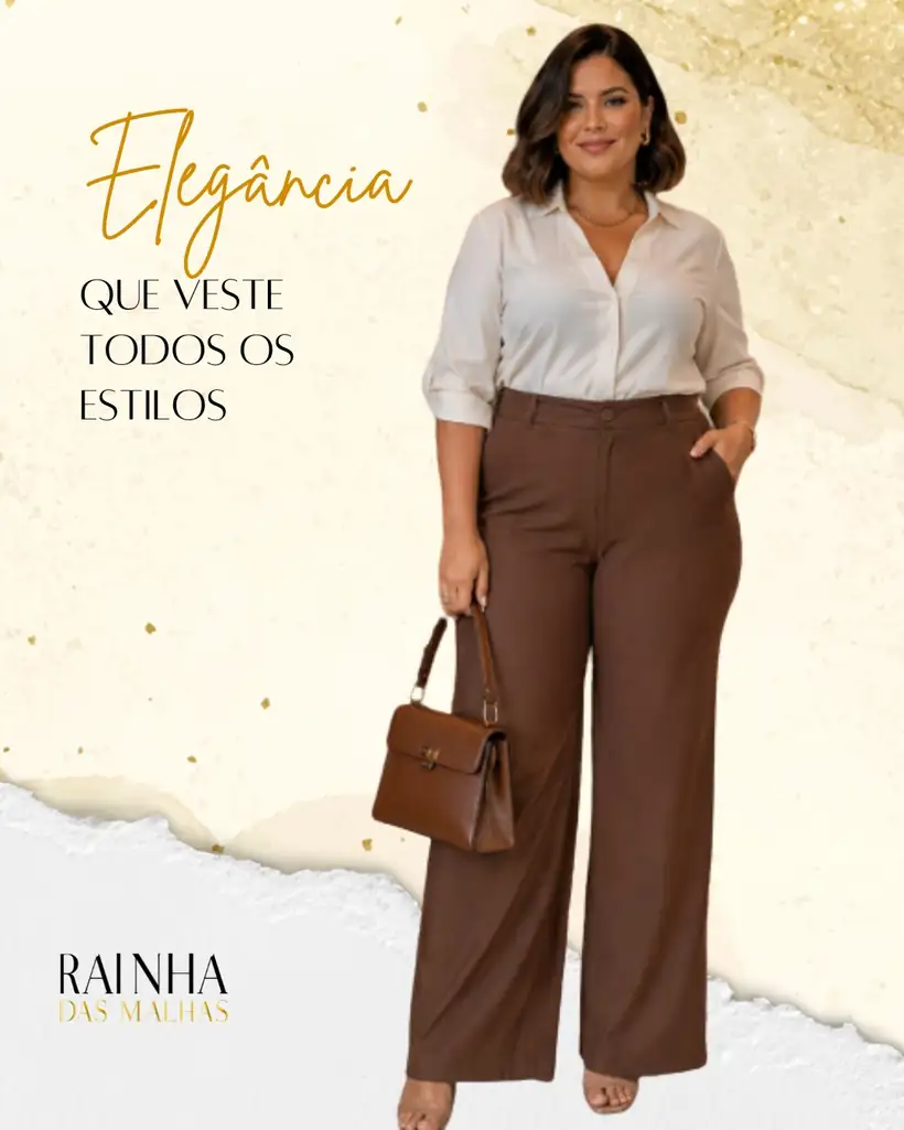 Calça Sarja Marrom